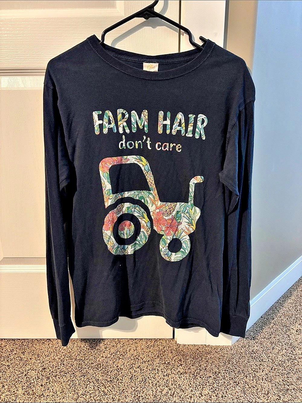 3/$15- Farm Hair don’t care long sleeve